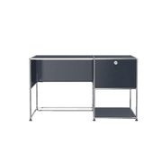 USM Haller Custom Desk Unit - A1 storage USM Anthracite Gray 