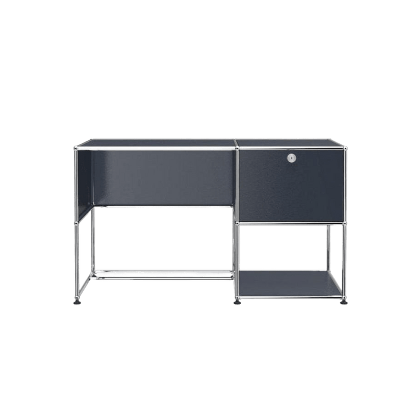 USM Haller Custom Desk Unit - A1 storage USM Anthracite Gray 