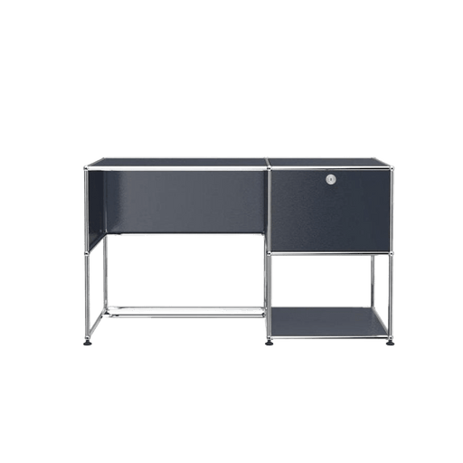 USM Haller Custom Desk Unit - A1 storage USM Anthracite Gray 