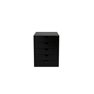 USM Inos organizing box set, 5 drawers storage USM Graphite Black 