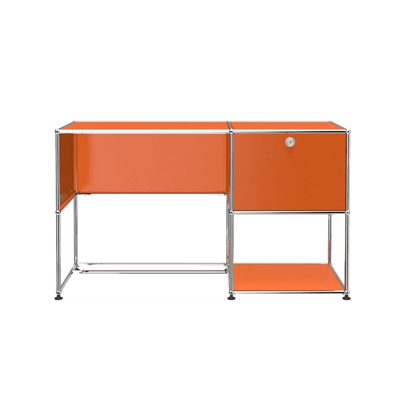 USM Haller Custom Desk Unit - A1 storage USM Pure Orange 