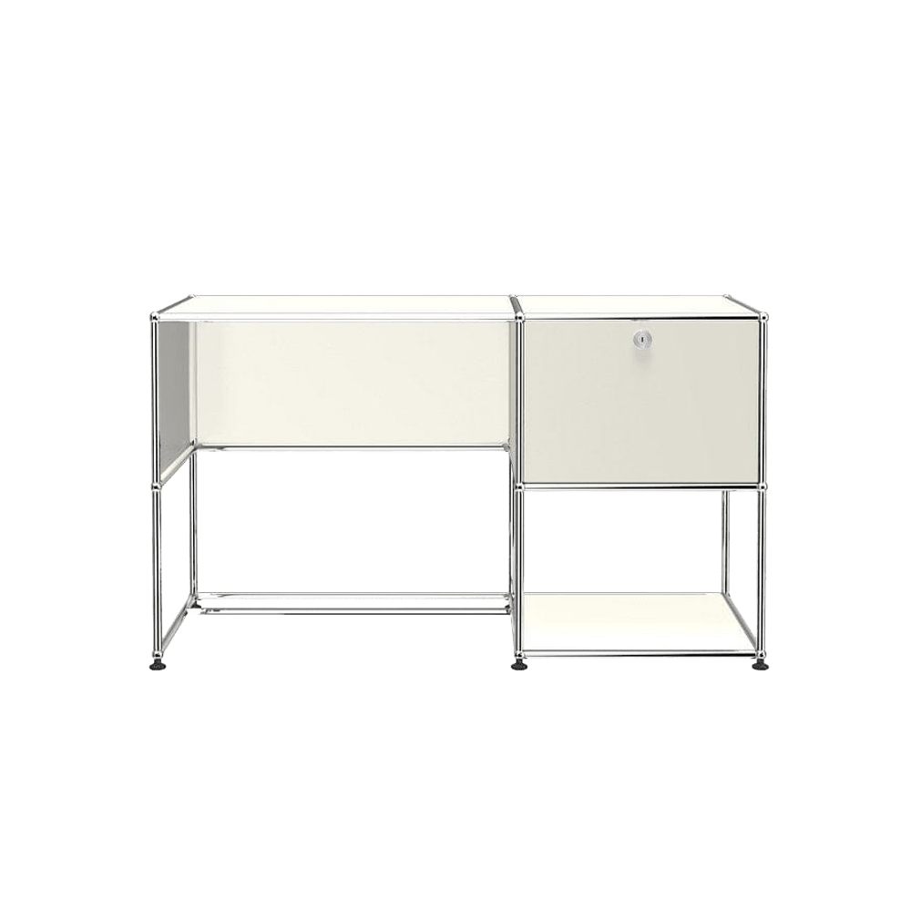USM Haller Custom Desk Unit - A1 storage USM Pure White 