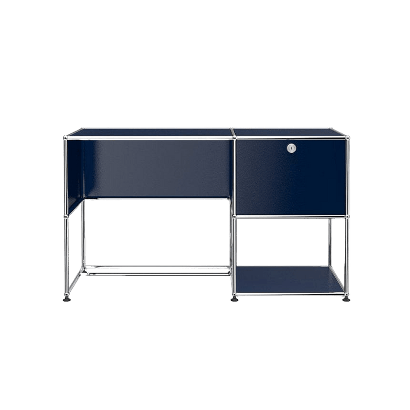 USM Haller Custom Desk Unit - A1 storage USM Steel Blue 