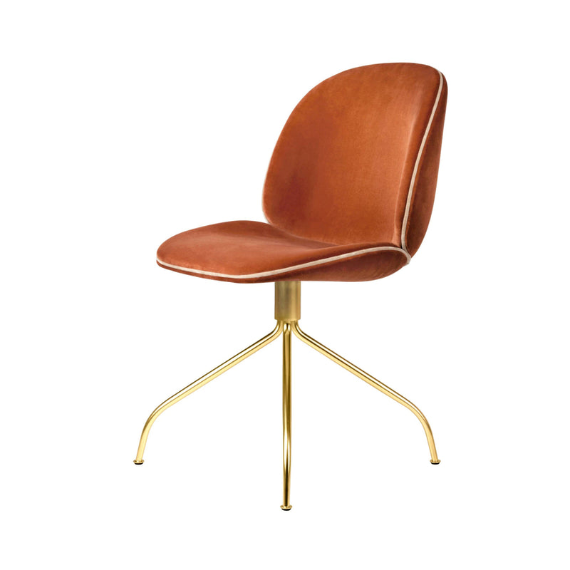 Beetle Meeting Chair with Swivel Base - Fully Upholstered Chairs Gubi 