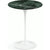 Saarinen Side Table - 16" Round side/end table Knoll White Verde Alpi marble, Shiny finish 