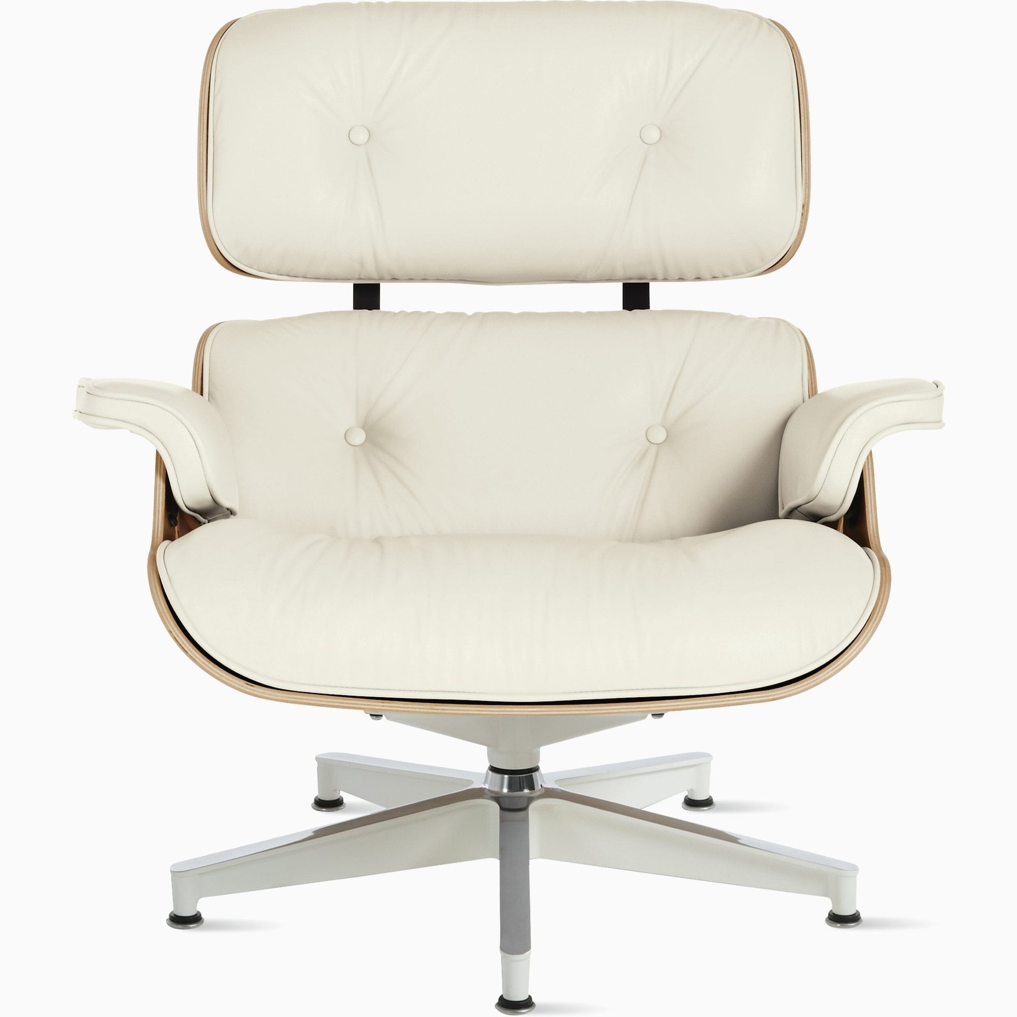 Eames Lounge Chair in White Ash lounge chair herman miller 