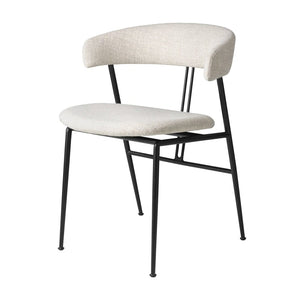 Violin Dining Chair - Fully Upholstered Chairs Gubi 