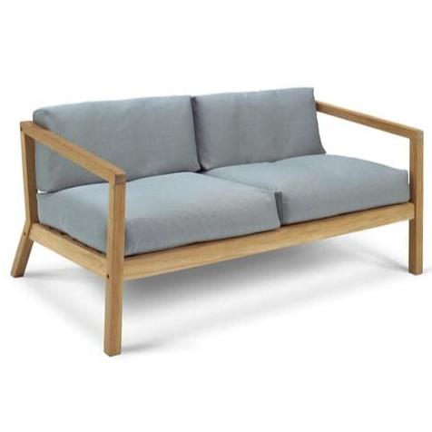 Virkelyst 2-Seater Sofa Sofas Skagerak by Fritz Hansen Ash 