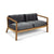 Virkelyst 2-Seater Sofa Sofas Skagerak by Fritz Hansen Charcoal 