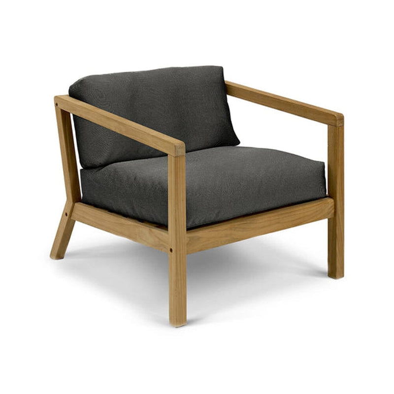 Virkelyst Lounge Chair lounge chair Skagerak by Fritz Hansen Charcoal 