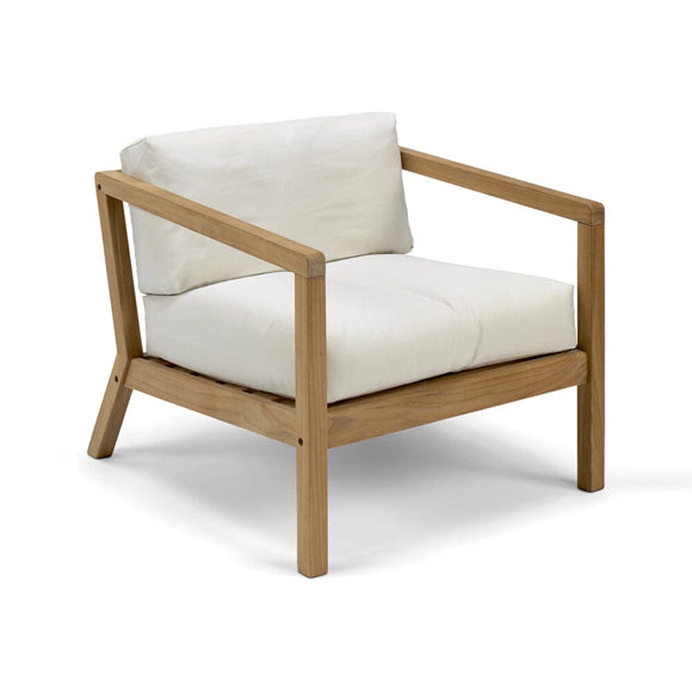 Virkelyst Lounge Chair lounge chair Skagerak by Fritz Hansen White 
