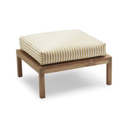 Virkelyst Ottoman Ottoman Skagerak by Fritz Hansen Golden Yellow Stripe 