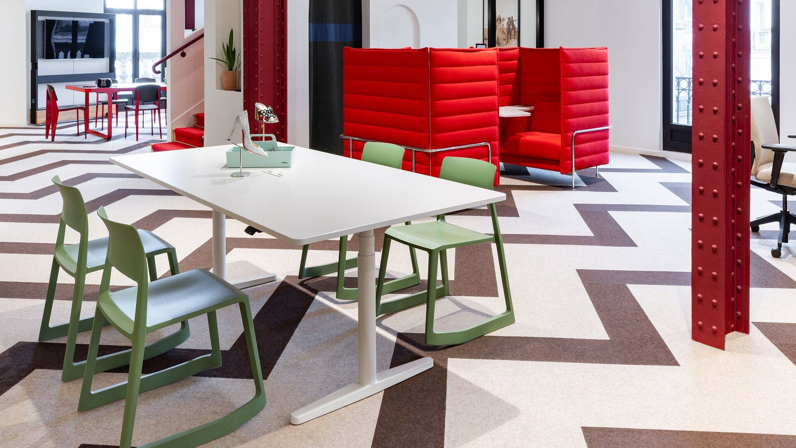 Alcove Highback Work Sofa Vitra 