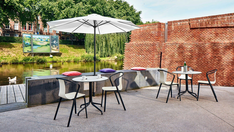 Belleville Armchair Plastic Outdoors Vitra 