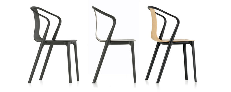 Belleville Armchair Wood Side/Dining Vitra 