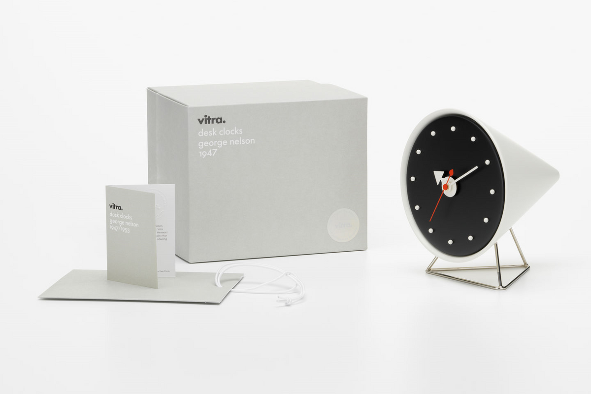 Nelson Cone Clock Clocks Vitra 