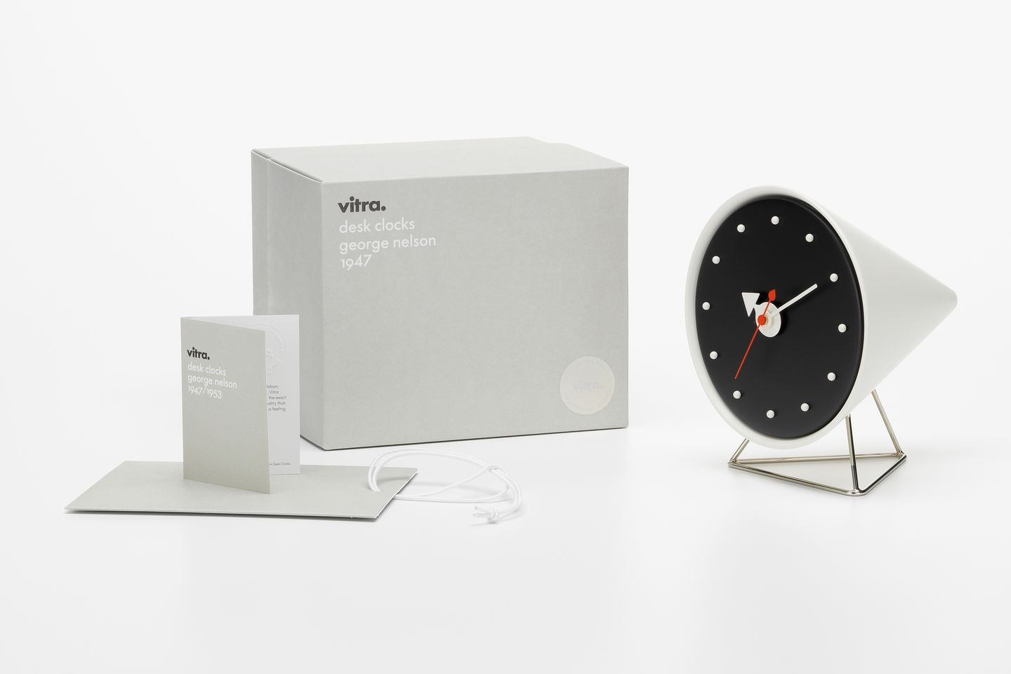 Nelson Cone Clock Clocks Vitra 