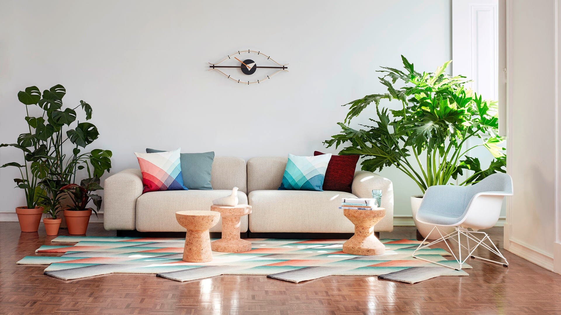 George Nelson Eye Clock — CA Modern Home