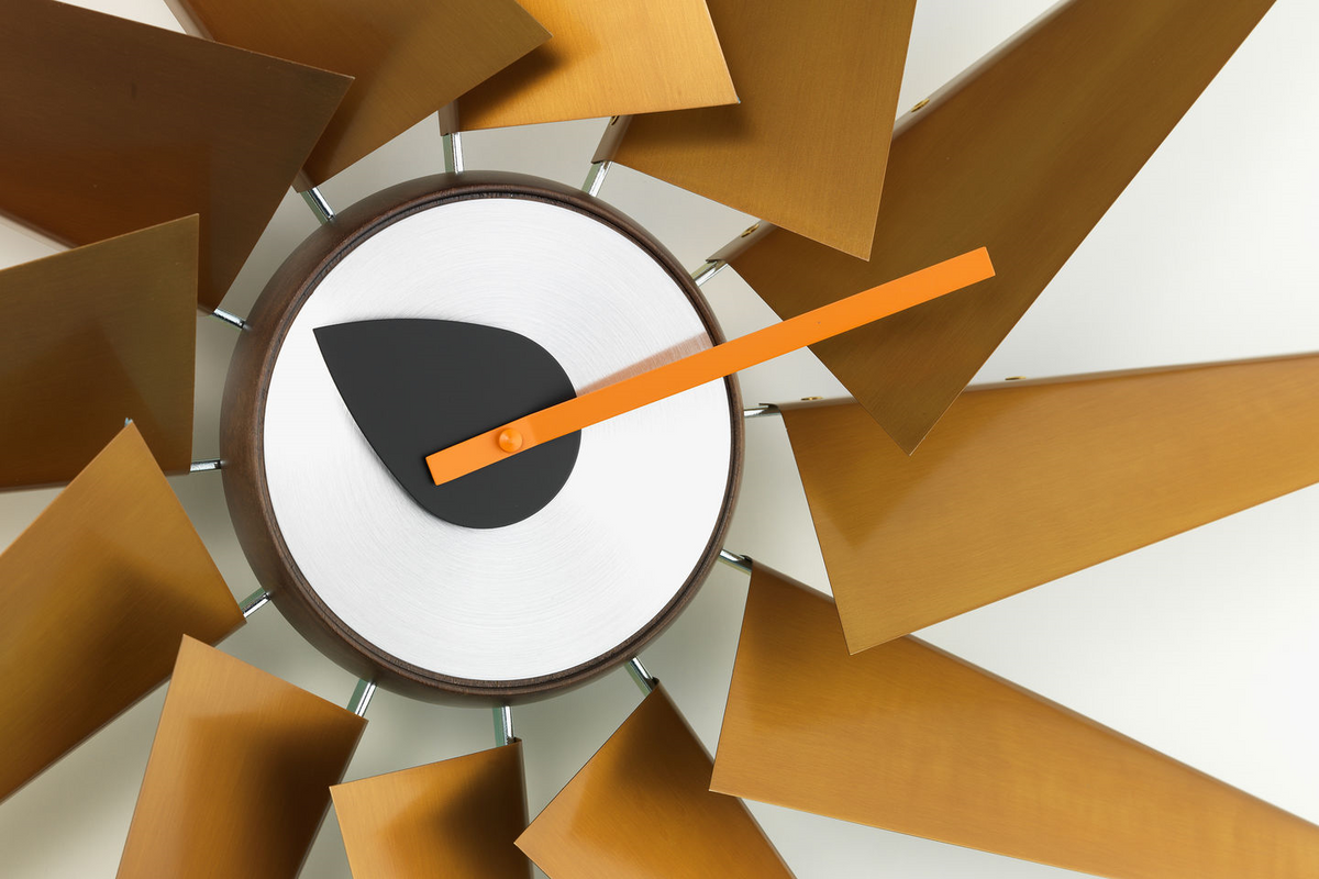 George Nelson Turbine Clock Clocks Vitra 