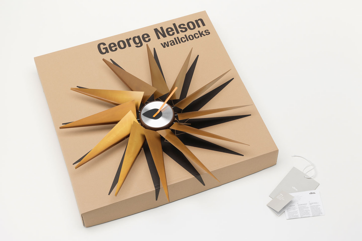 George Nelson Turbine Clock Clocks Vitra 