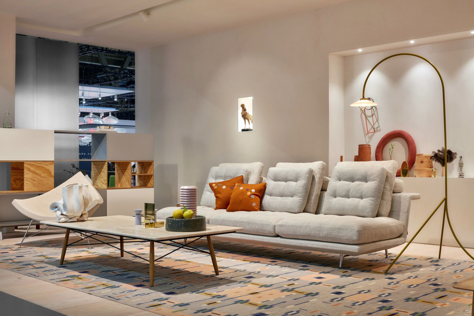 Grand Sofà 3½-Seater Sofa Vitra 