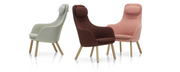 HAL Lounge Chair Integrated Seat Cushion task chair Vitra 