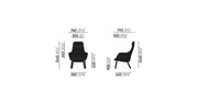 HAL Lounge Chair Integrated Seat Cushion task chair Vitra 