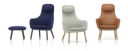 HAL Lounge Chair & Ottoman Integrated Seat Cushion task chair Vitra 
