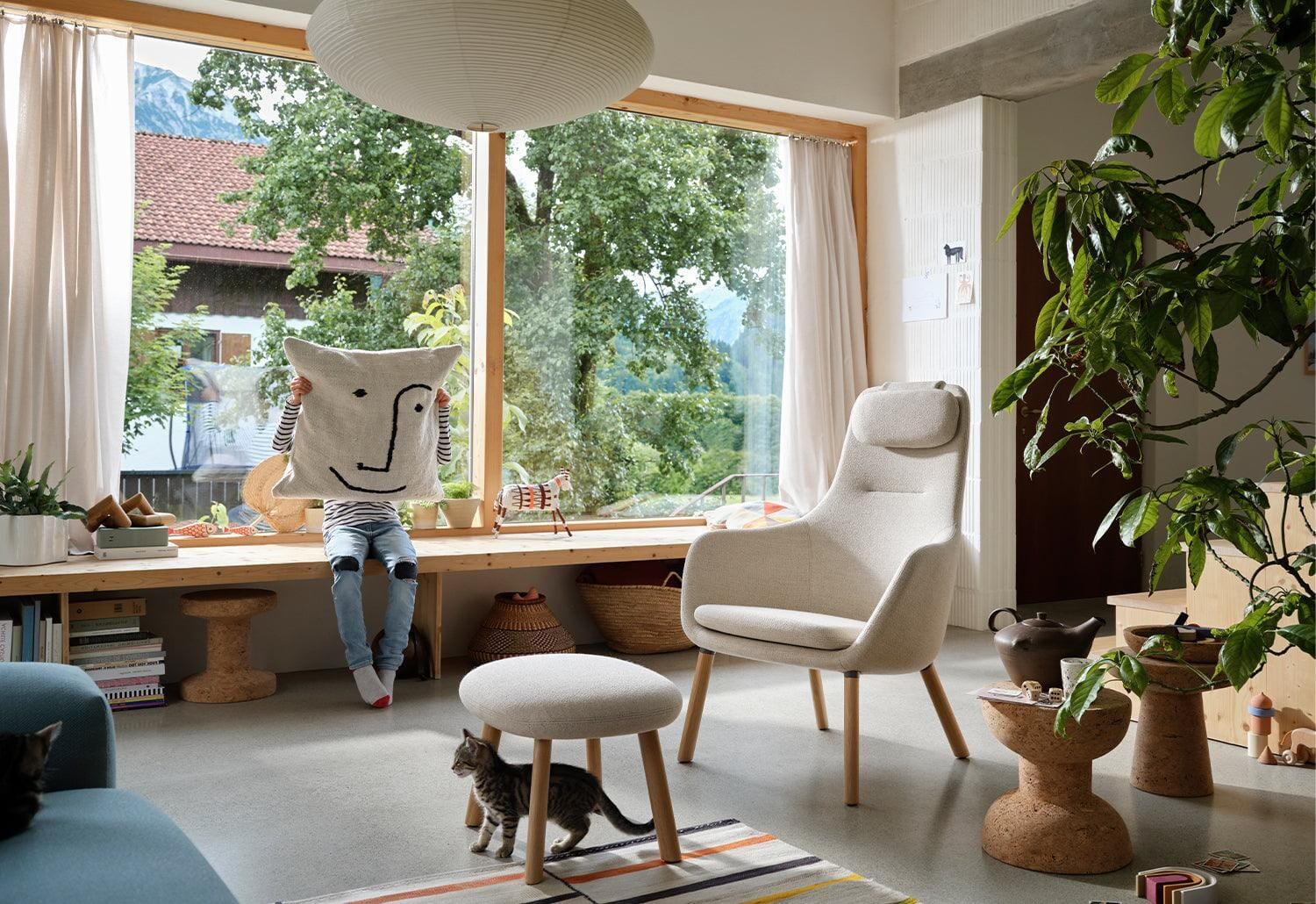 HAL Lounge Chair & Ottoman Integrated Seat Cushion task chair Vitra 