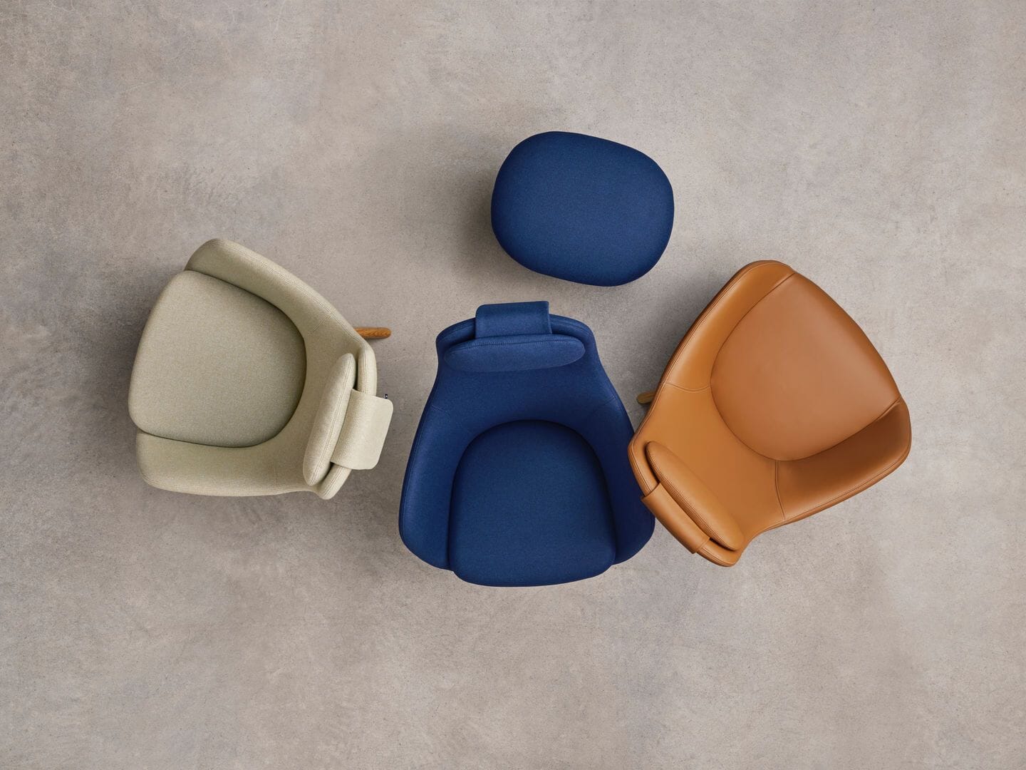 HAL Lounge Chair & Ottoman Loose Seat Cushion task chair Vitra 