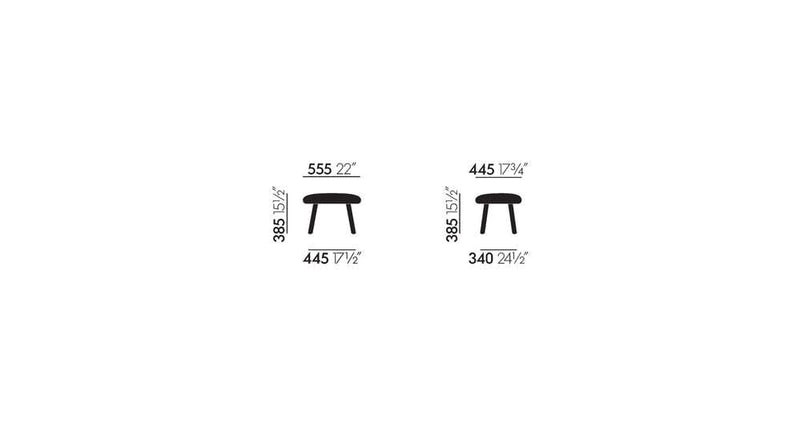 HAL Lounge Ottoman Ottomans Vitra 