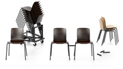 HAL Ply Tube Stackable Side/Dining Vitra 