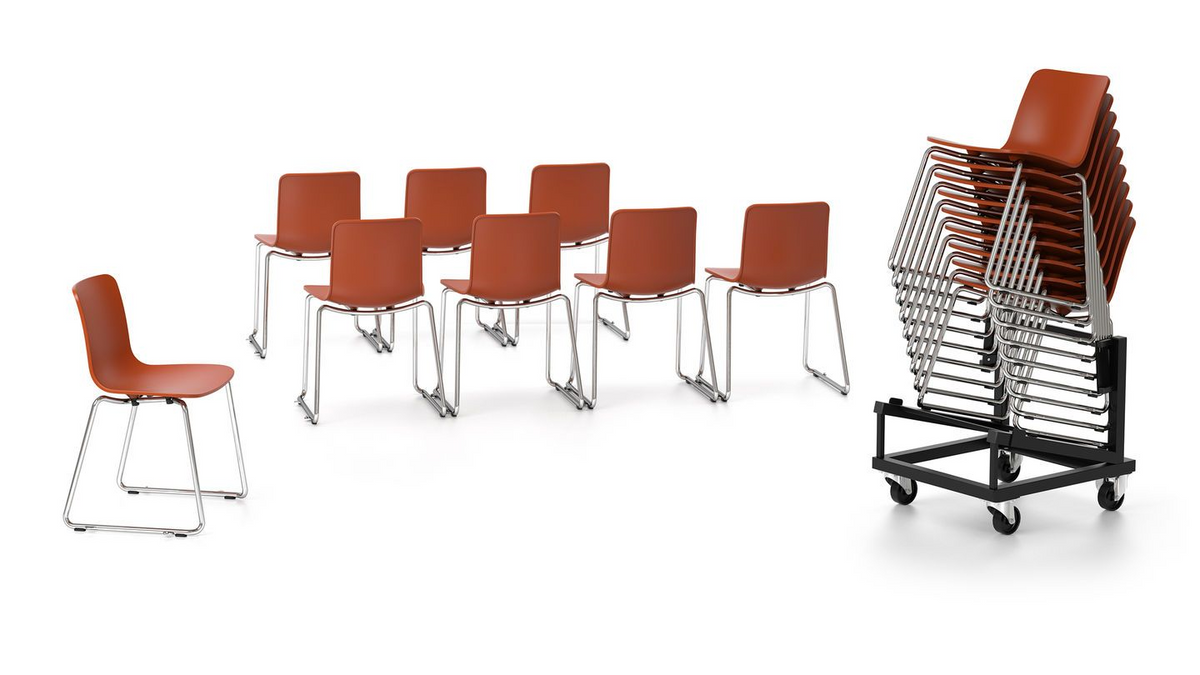 HAL RE Sled Chair Side/Dining Vitra 