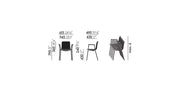 HAL RE Tube Armrest Side/Dining Vitra 