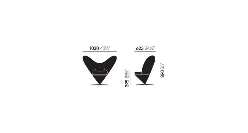 Heart Cone Chair lounge chair Vitra 