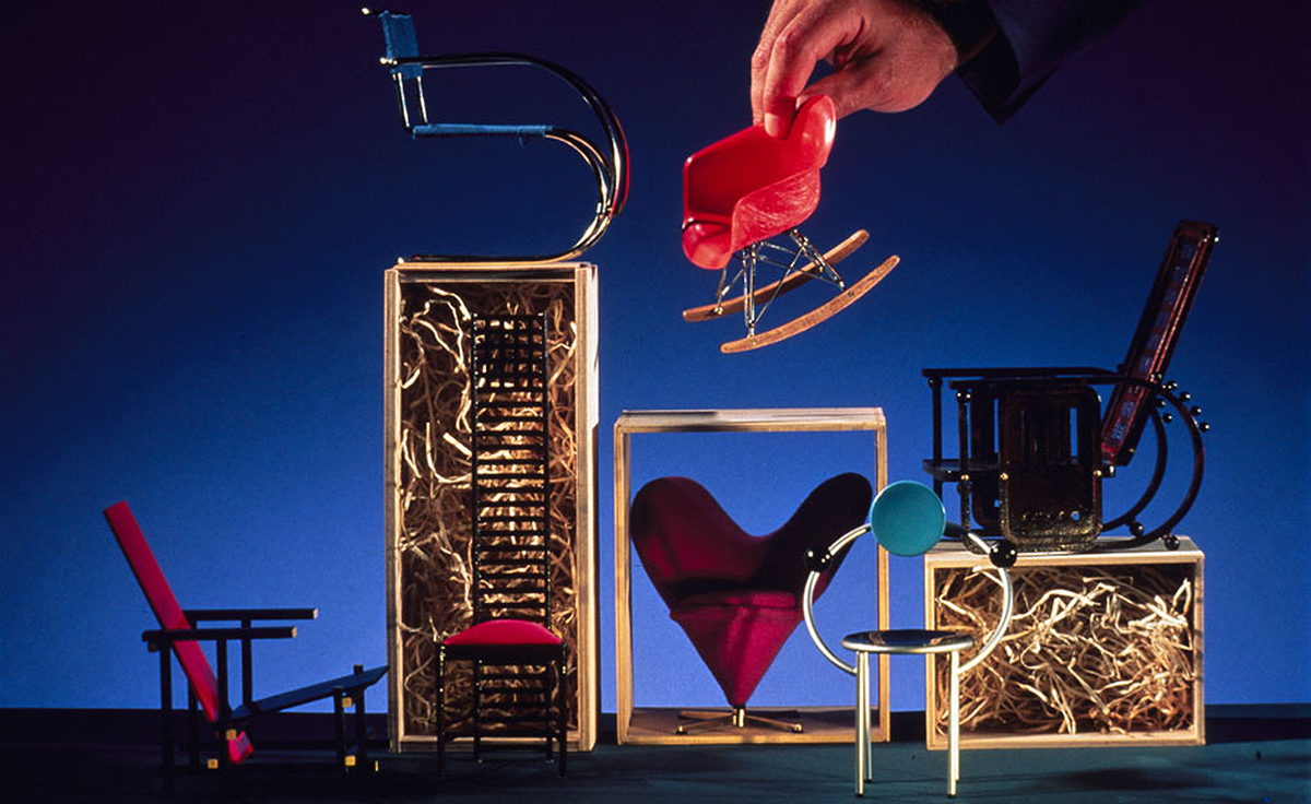 Miniature Heart Cone Chair Art Vitra 