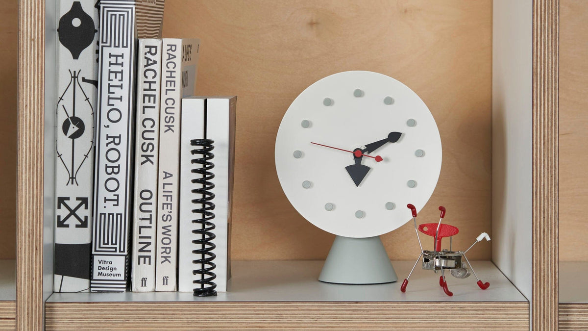 Nelson Cone Base Clock Clocks Vitra 