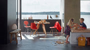 Nelson Sunburst Clock Black/Brass Clocks Vitra 