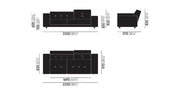 Polder Compact Sofa sofa Vitra 