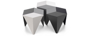 Prismatic Table Ottoman Vitra 