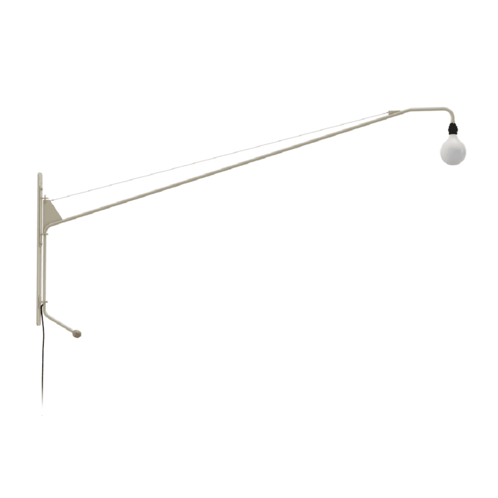 Prouve Potence Wall Light Wall Lights Vitra Prouve Blanc Colombe (Ecru) 