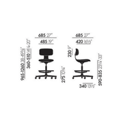 Rookie High Task Chair task chair Vitra 