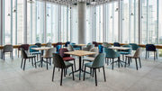 Softshell Chair With Four Leg Base Side/Dining Vitra 
