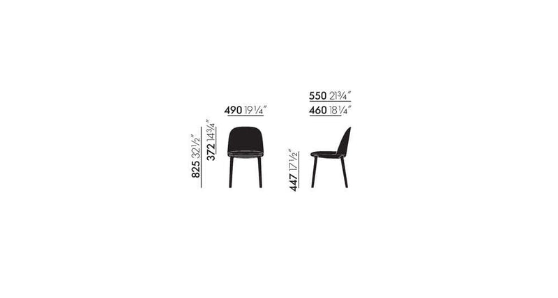 Softshell Side Chair Side/Dining Vitra 