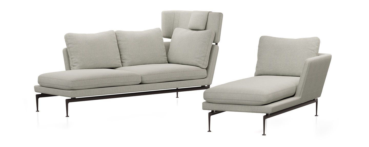 Suita Chaise Longue Large Classic Lounge Chair Vitra 