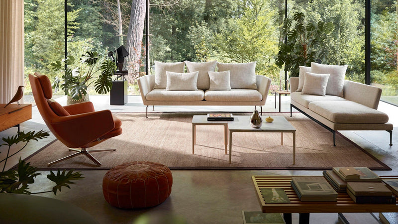 Suita Chaise Longue Large Tufted Cushions cushions Vitra 