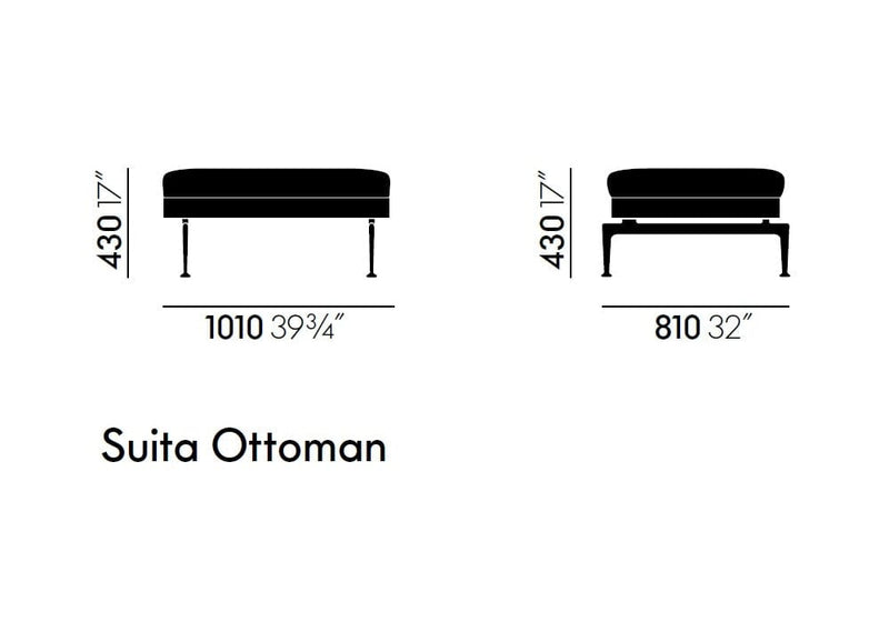 Suita Ottoman ottomans Vitra 