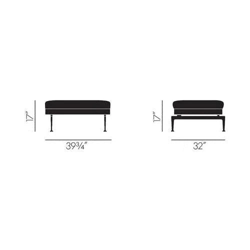 Suita Ottoman Tufted ottomans Vitra 