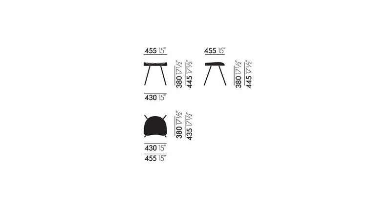 Tabouret 307 Stools Vitra 