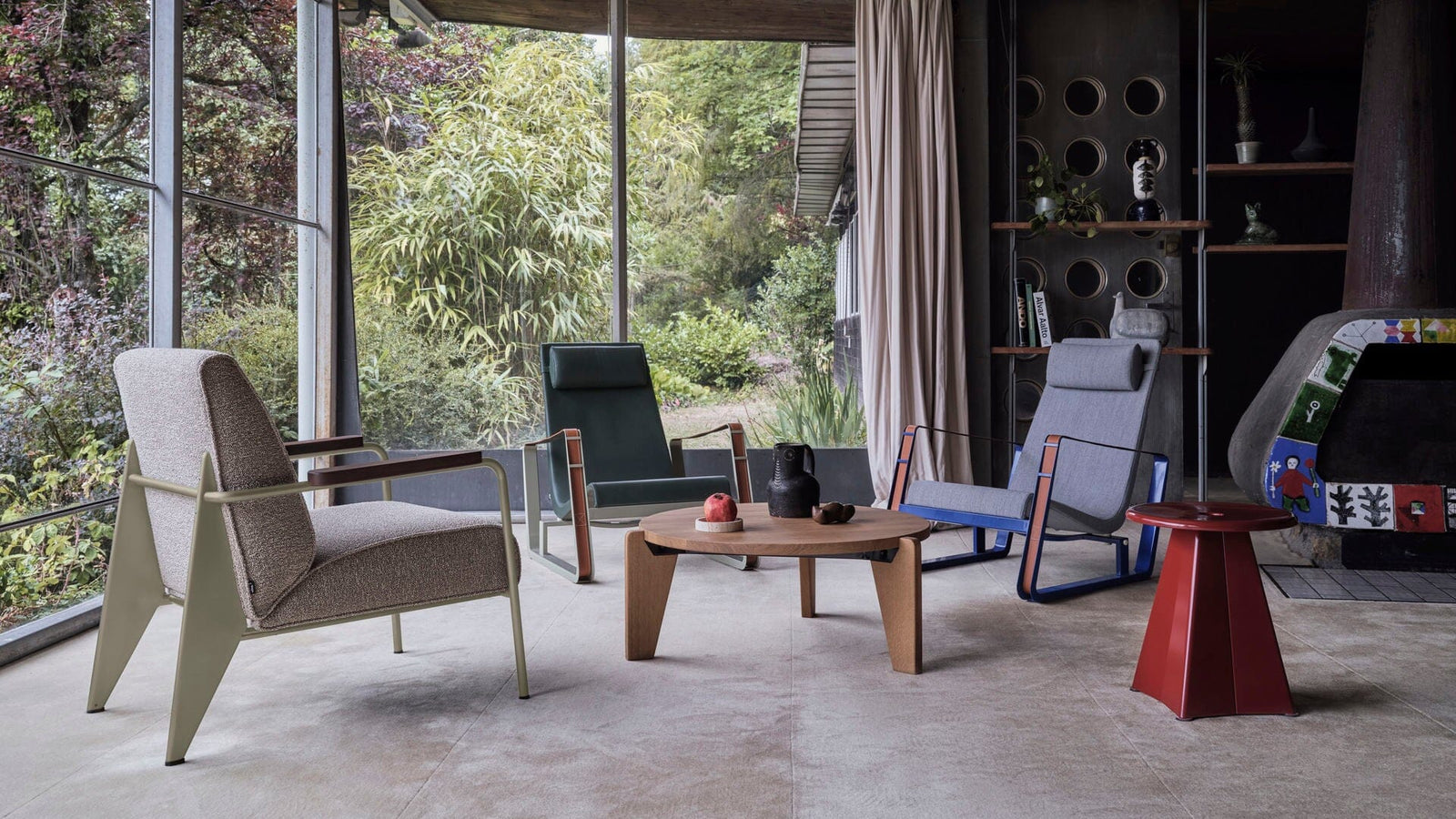 Tabouret Métallique Stools Vitra 